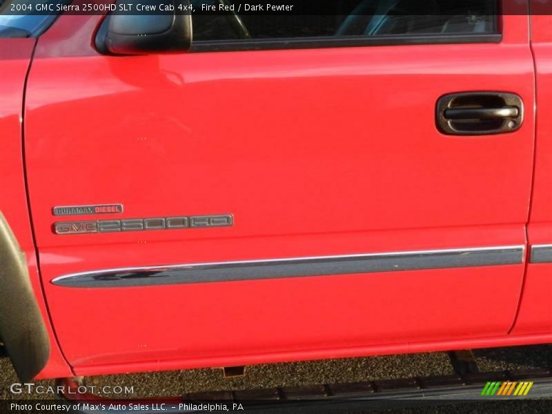 Fire Red / Dark Pewter 2004 GMC Sierra 2500HD SLT Crew Cab 4x4