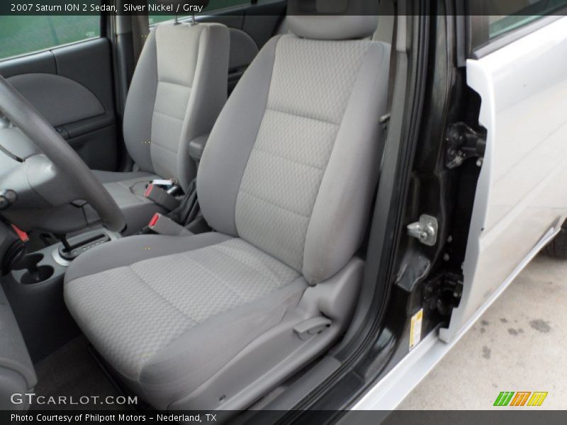 Silver Nickel / Gray 2007 Saturn ION 2 Sedan