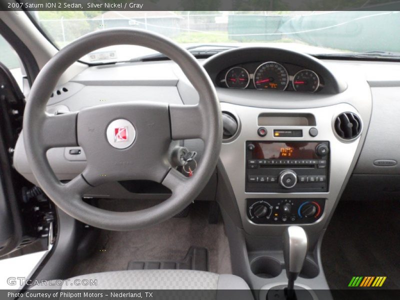 Silver Nickel / Gray 2007 Saturn ION 2 Sedan
