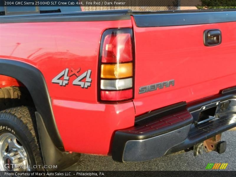 Fire Red / Dark Pewter 2004 GMC Sierra 2500HD SLT Crew Cab 4x4
