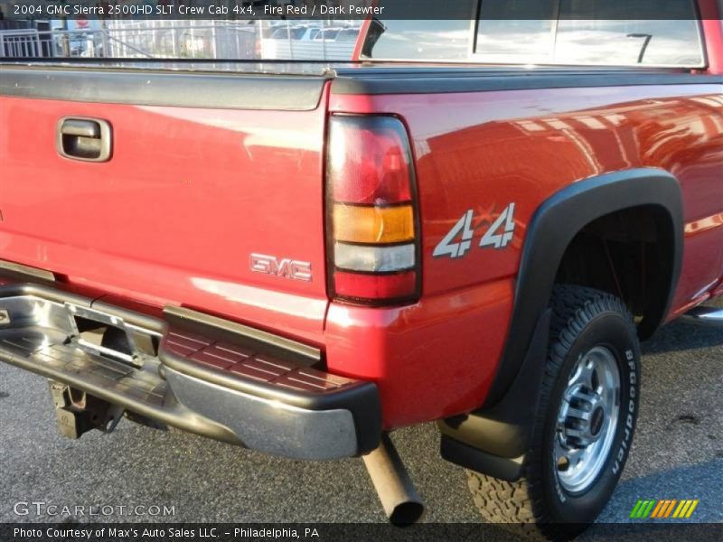 Fire Red / Dark Pewter 2004 GMC Sierra 2500HD SLT Crew Cab 4x4