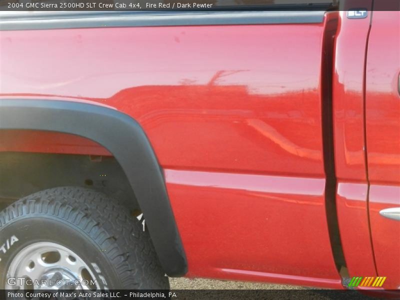 Fire Red / Dark Pewter 2004 GMC Sierra 2500HD SLT Crew Cab 4x4