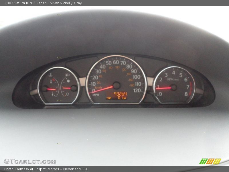 Silver Nickel / Gray 2007 Saturn ION 2 Sedan