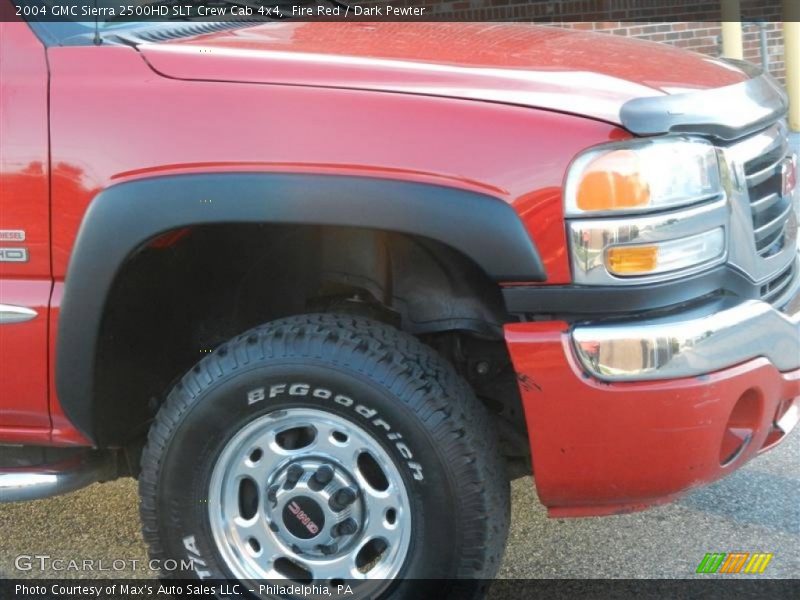 Fire Red / Dark Pewter 2004 GMC Sierra 2500HD SLT Crew Cab 4x4