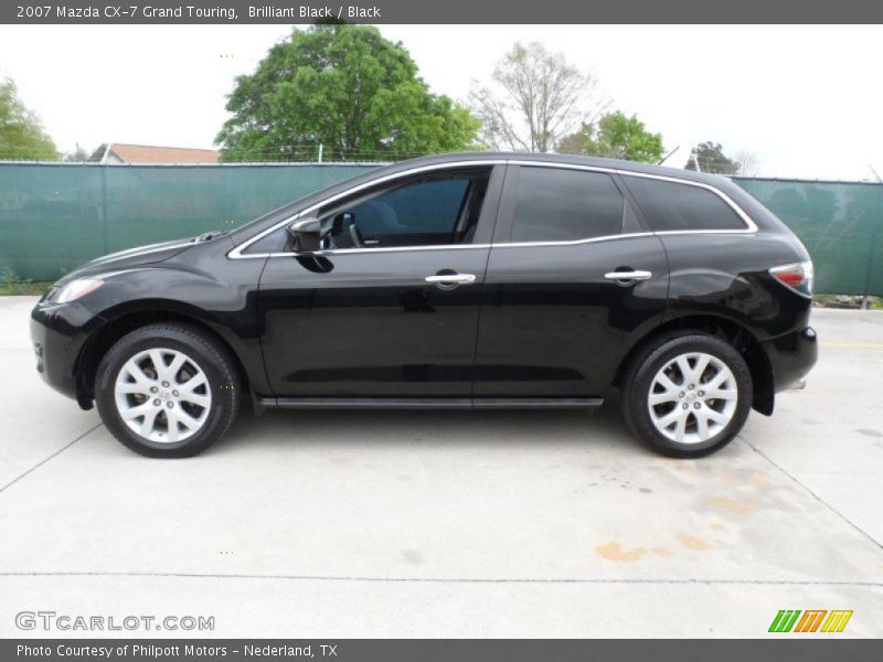Brilliant Black / Black 2007 Mazda CX-7 Grand Touring