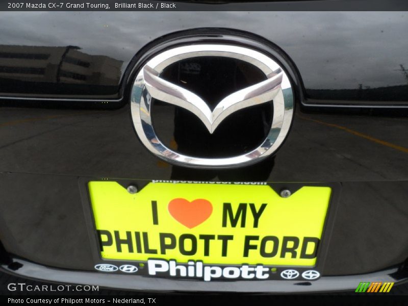 Brilliant Black / Black 2007 Mazda CX-7 Grand Touring
