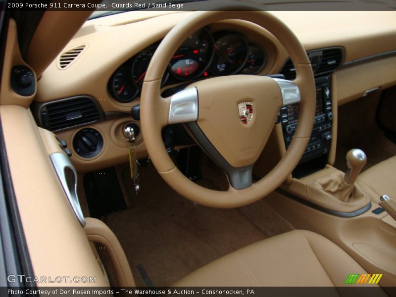  2009 911 Carrera Coupe Sand Beige Interior