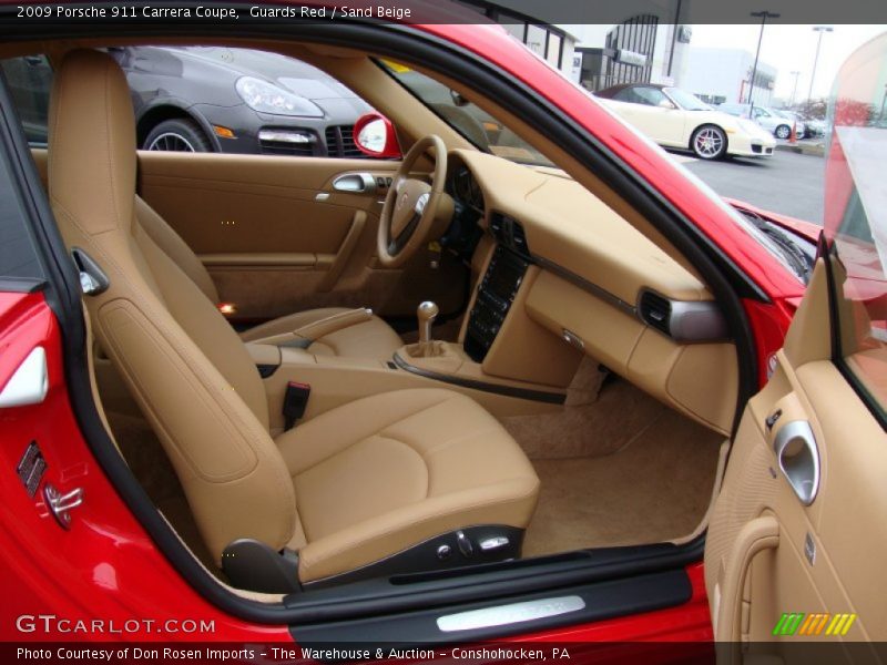  2009 911 Carrera Coupe Sand Beige Interior