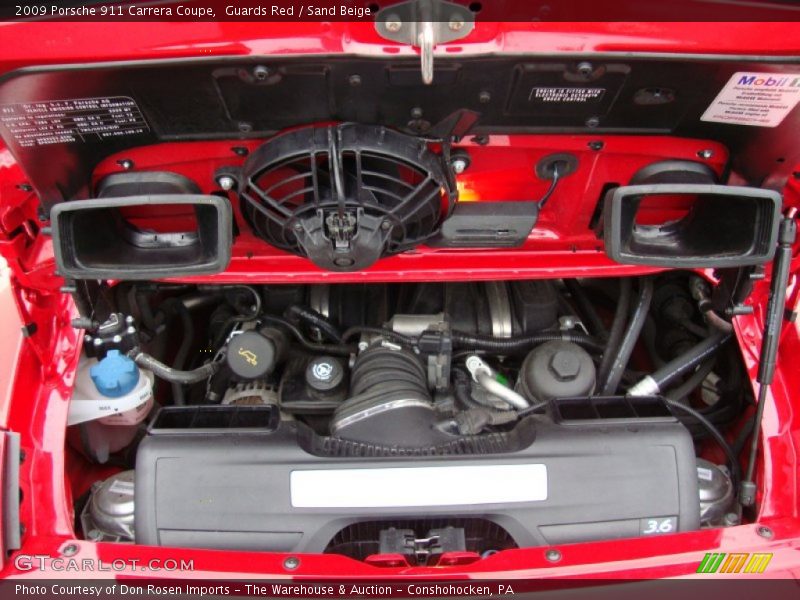  2009 911 Carrera Coupe Engine - 3.6 Liter DOHC 24V VarioCam DFI Flat 6 Cylinder