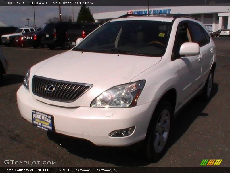 Crystal White Pearl / Ivory 2006 Lexus RX 330 AWD