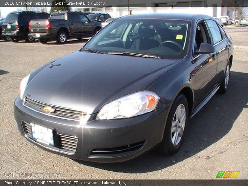 Cyber Gray Metallic / Ebony 2010 Chevrolet Impala LS