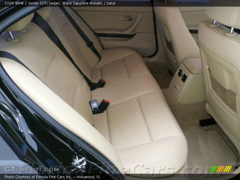 Black Sapphire Metallic / Sand 2006 BMW 3 Series 325i Sedan