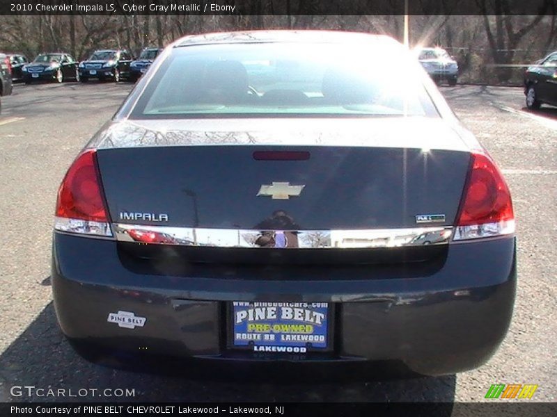 Cyber Gray Metallic / Ebony 2010 Chevrolet Impala LS