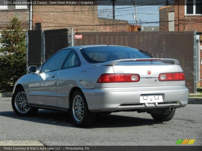Satin Silver Metallic / Graphite 2001 Acura Integra LS Coupe