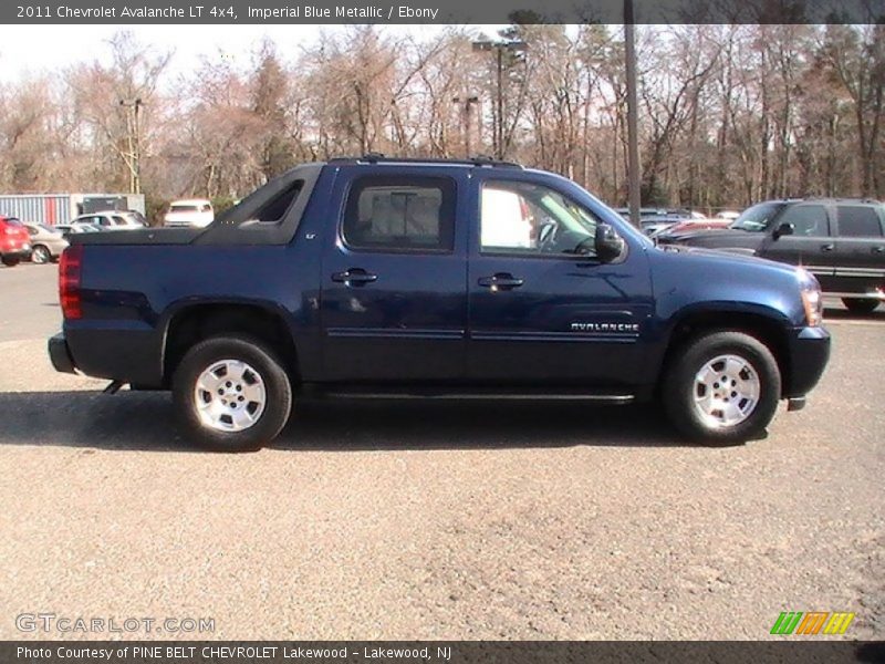 Imperial Blue Metallic / Ebony 2011 Chevrolet Avalanche LT 4x4
