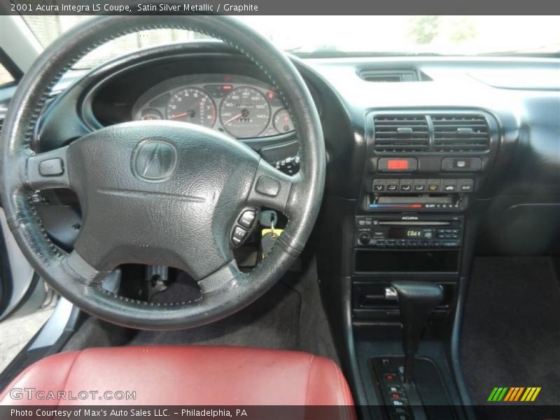 Satin Silver Metallic / Graphite 2001 Acura Integra LS Coupe