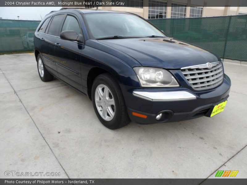 Midnight Blue Pearl / Dark Slate Gray 2004 Chrysler Pacifica AWD