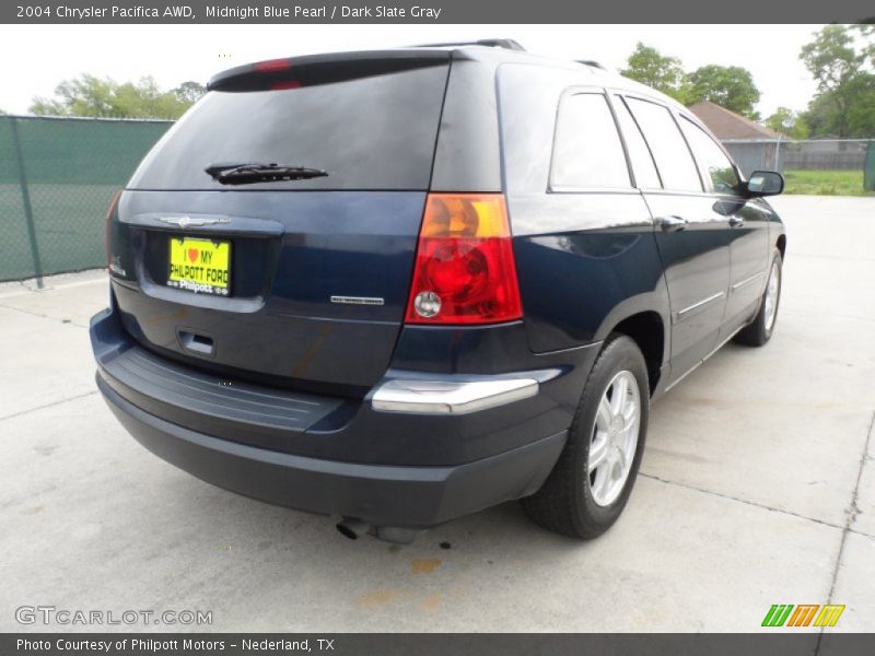 Midnight Blue Pearl / Dark Slate Gray 2004 Chrysler Pacifica AWD