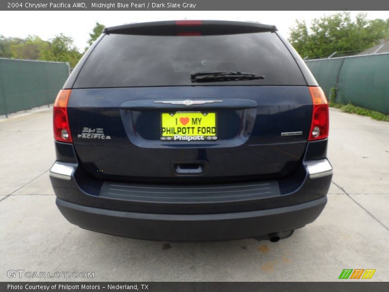 Midnight Blue Pearl / Dark Slate Gray 2004 Chrysler Pacifica AWD