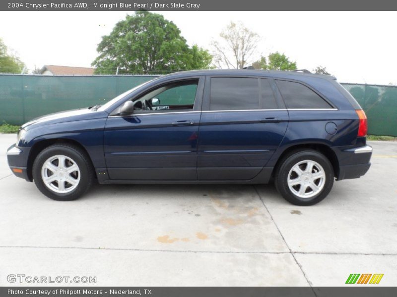 Midnight Blue Pearl / Dark Slate Gray 2004 Chrysler Pacifica AWD