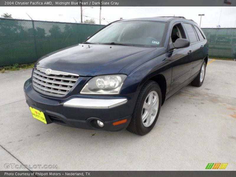 Midnight Blue Pearl / Dark Slate Gray 2004 Chrysler Pacifica AWD