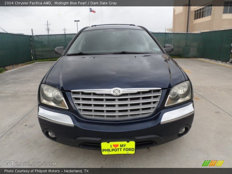 Midnight Blue Pearl / Dark Slate Gray 2004 Chrysler Pacifica AWD
