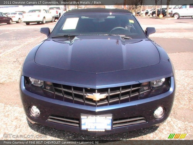 Imperial Blue Metallic / Black 2011 Chevrolet Camaro LT Convertible