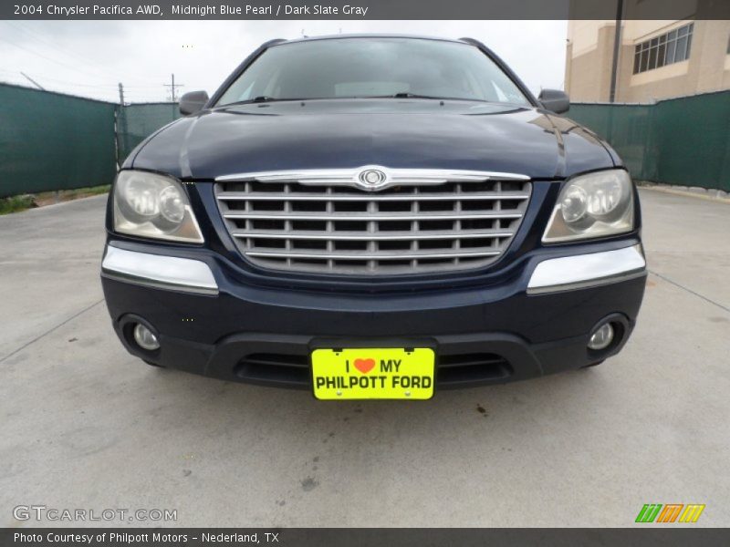 Midnight Blue Pearl / Dark Slate Gray 2004 Chrysler Pacifica AWD