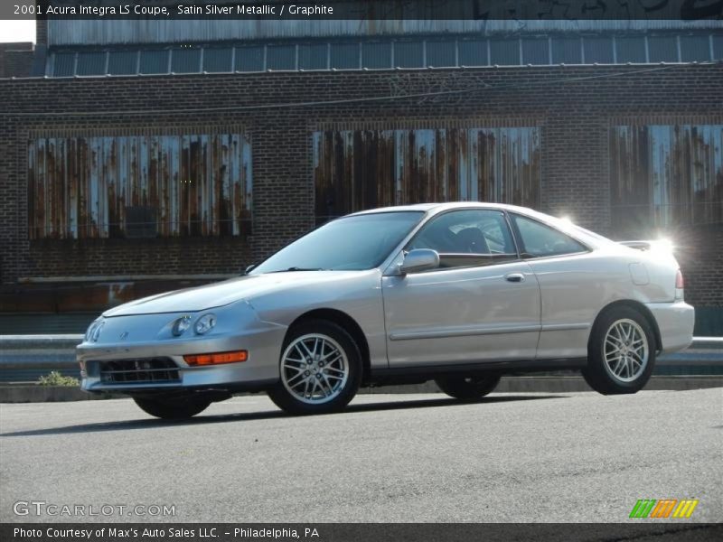 Satin Silver Metallic / Graphite 2001 Acura Integra LS Coupe