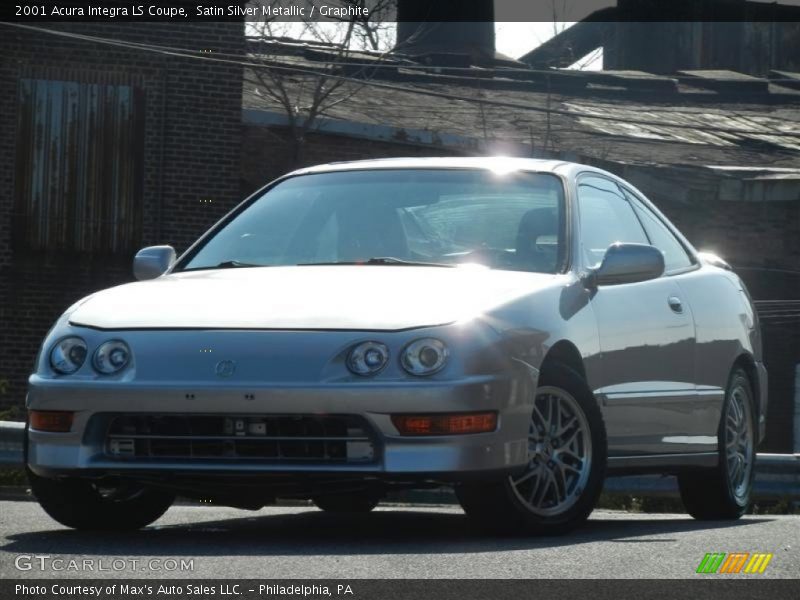 Satin Silver Metallic / Graphite 2001 Acura Integra LS Coupe