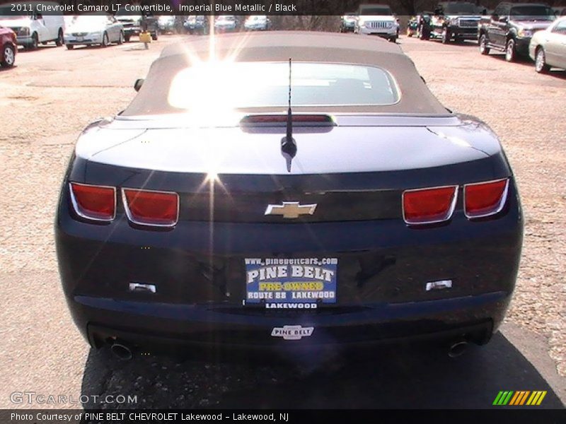 Imperial Blue Metallic / Black 2011 Chevrolet Camaro LT Convertible