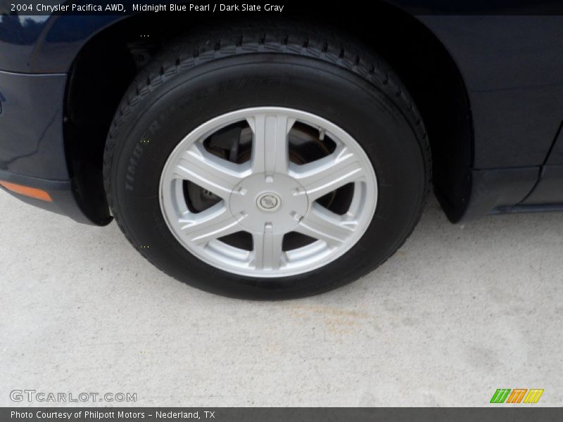 Midnight Blue Pearl / Dark Slate Gray 2004 Chrysler Pacifica AWD