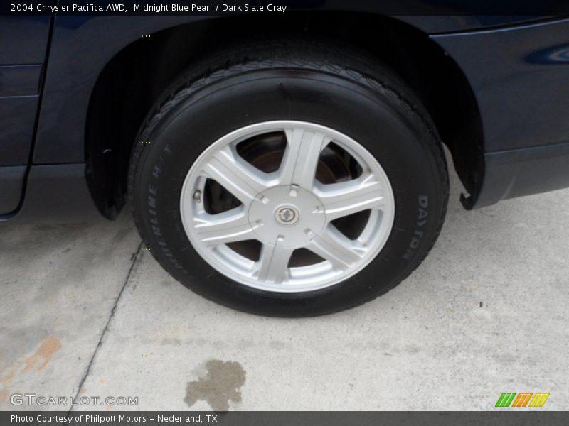 Midnight Blue Pearl / Dark Slate Gray 2004 Chrysler Pacifica AWD