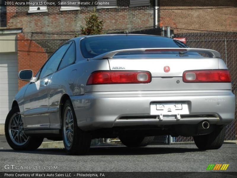Satin Silver Metallic / Graphite 2001 Acura Integra LS Coupe