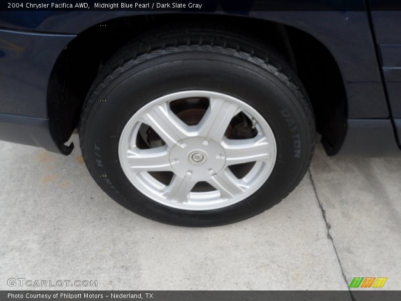 Midnight Blue Pearl / Dark Slate Gray 2004 Chrysler Pacifica AWD