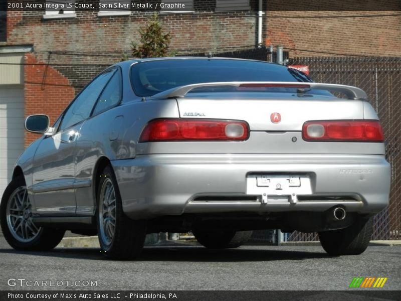 Satin Silver Metallic / Graphite 2001 Acura Integra LS Coupe