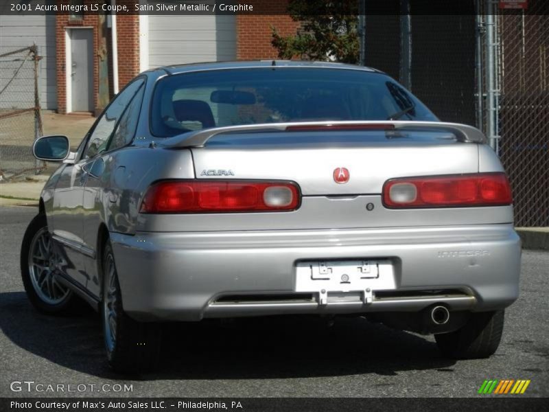 Satin Silver Metallic / Graphite 2001 Acura Integra LS Coupe
