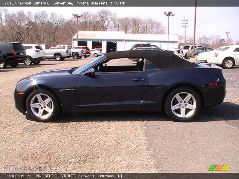 Imperial Blue Metallic / Black 2011 Chevrolet Camaro LT Convertible