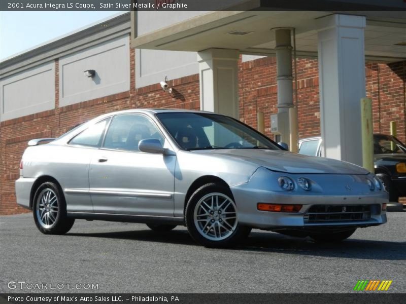 Satin Silver Metallic / Graphite 2001 Acura Integra LS Coupe