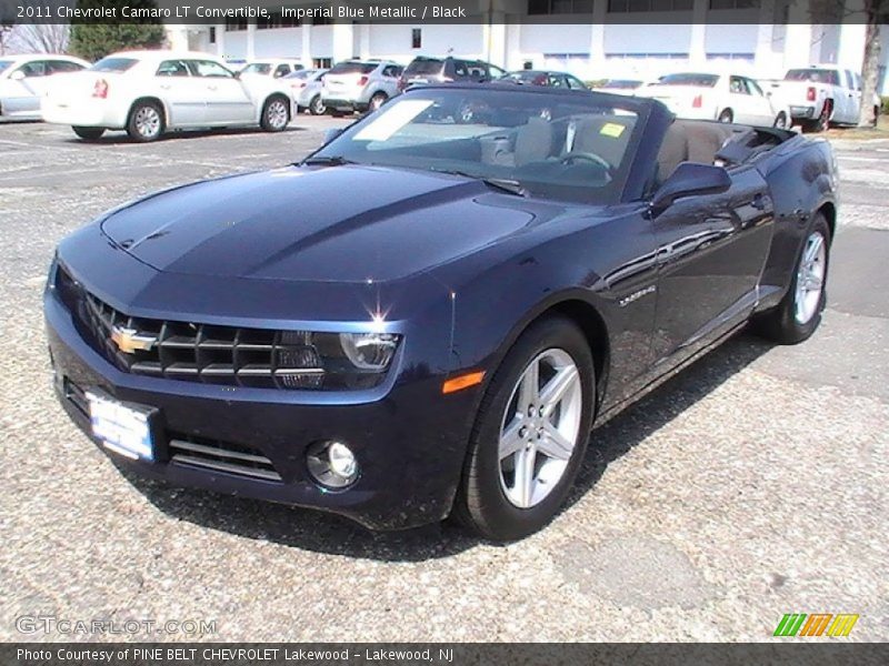 Imperial Blue Metallic / Black 2011 Chevrolet Camaro LT Convertible