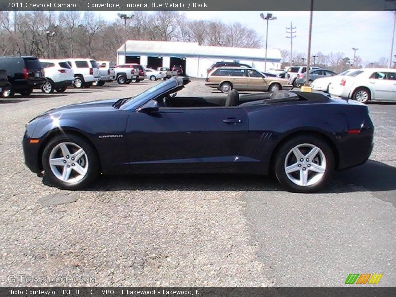 Imperial Blue Metallic / Black 2011 Chevrolet Camaro LT Convertible