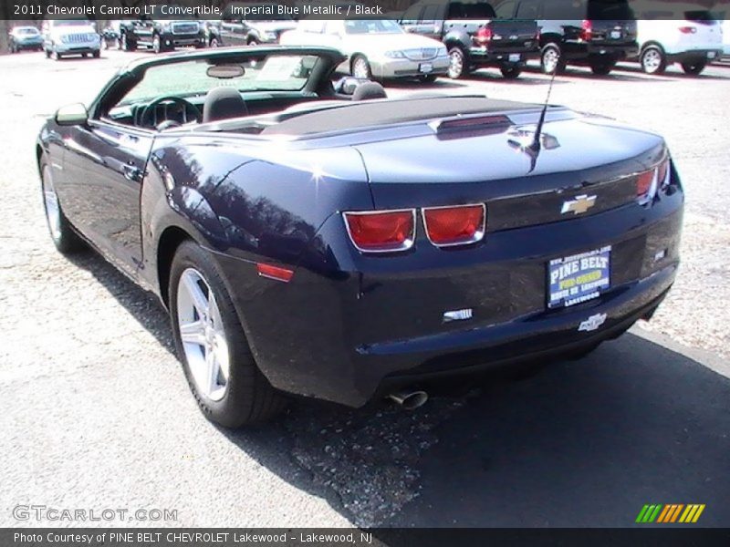 Imperial Blue Metallic / Black 2011 Chevrolet Camaro LT Convertible