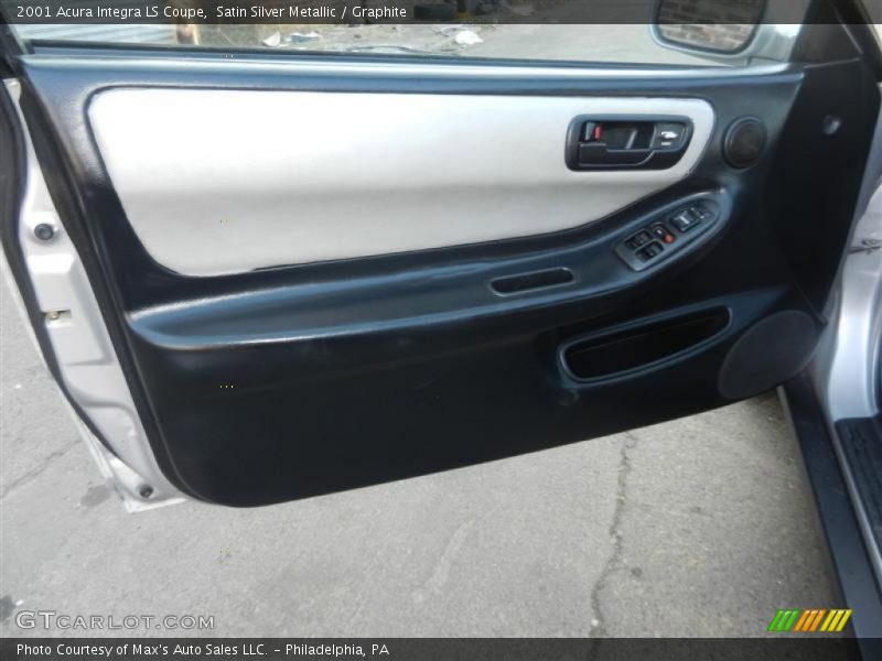Satin Silver Metallic / Graphite 2001 Acura Integra LS Coupe