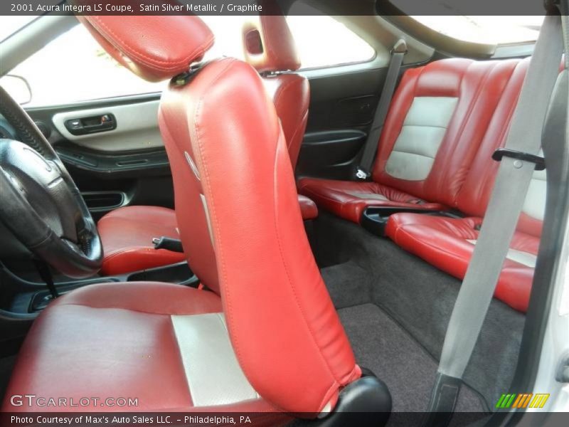 Satin Silver Metallic / Graphite 2001 Acura Integra LS Coupe