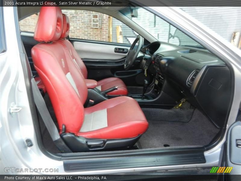 Satin Silver Metallic / Graphite 2001 Acura Integra LS Coupe