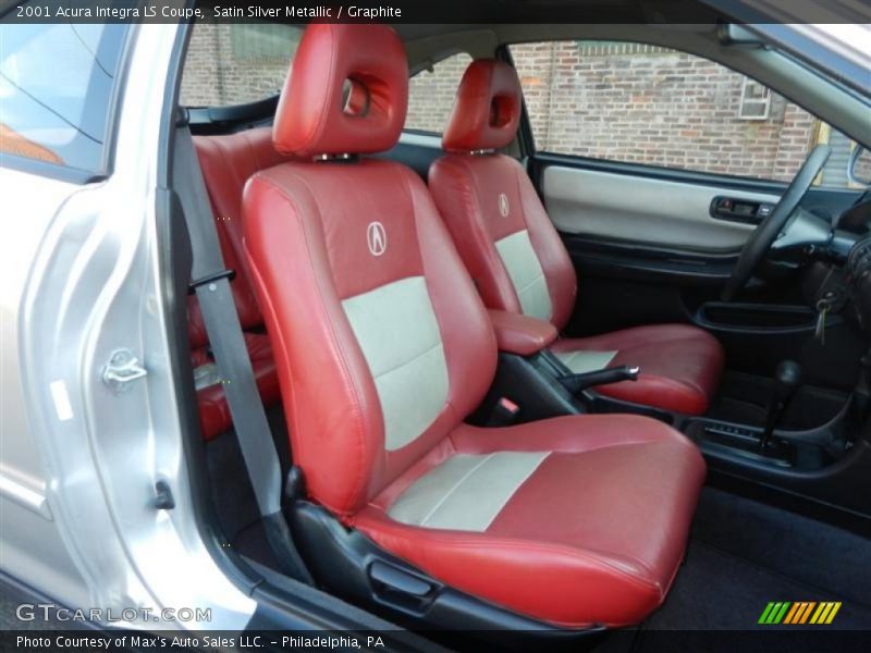 Satin Silver Metallic / Graphite 2001 Acura Integra LS Coupe
