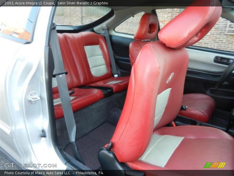 Satin Silver Metallic / Graphite 2001 Acura Integra LS Coupe