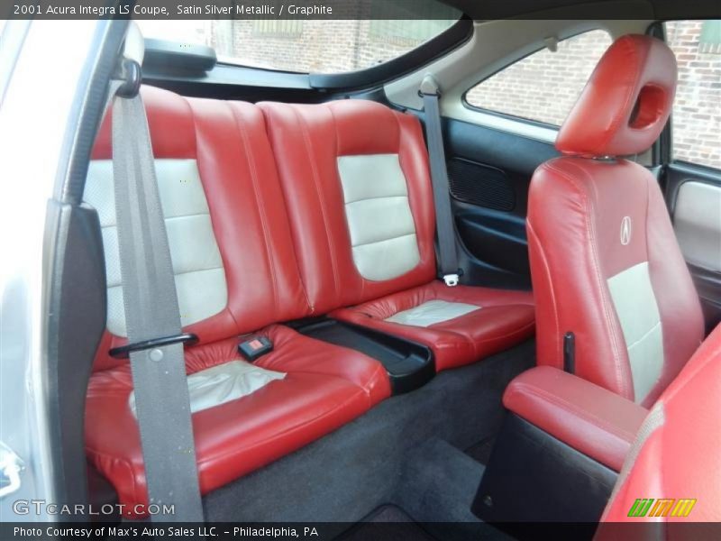 Satin Silver Metallic / Graphite 2001 Acura Integra LS Coupe