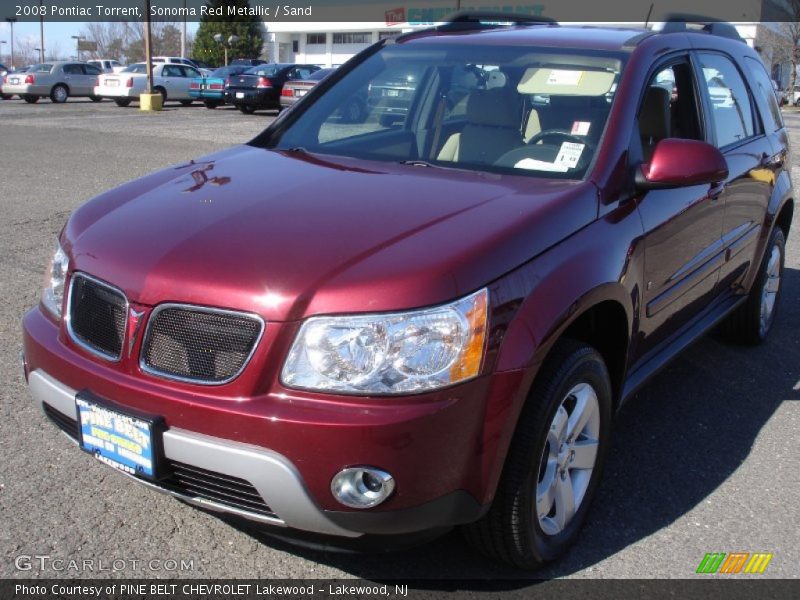 Sonoma Red Metallic / Sand 2008 Pontiac Torrent