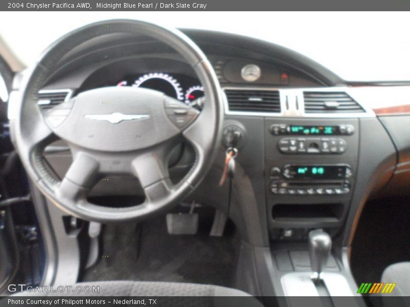 Midnight Blue Pearl / Dark Slate Gray 2004 Chrysler Pacifica AWD